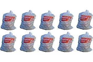 B teurobrecher - 10 Mineralwoll Säcke 140x220 cm - KFM Sack - Big Bag MiWo - für Mineralfaserabfälle - Transportsack mit Aufdruck - Glaswolle - Isolierwolle