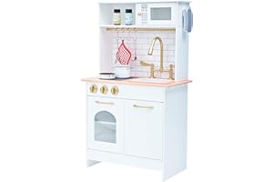 Teamson Kids Cocina de Juguete de Madera Blanca niños/as TD-12681A