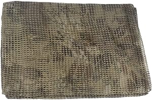 TARNNETZ Tattico Sniper Velo Maglia Netta Sciarpa Multifunzionale Camouflage per Caccia Militare Escursioni 180cm* 80cm