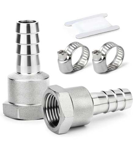 Raccordo A Innesto Rapido In Acciaio Inox 304 Con Codolo, Filettato Maschio, Per Tubi Dell'acqua, Aria E Carburante - Scegli La Misura Che Fa Per Te! (1/8" X 6mm, 1/4", 3/8", 1/2", 3/4")