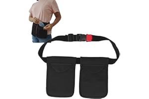 Fyearfly Support De Drain De Mastectomie, Support De Drain De Mastectomie Fixation De Pression Négative Ceinture De Taille Réglable Portable Sac De Drainage Mammaire à 2 Poches