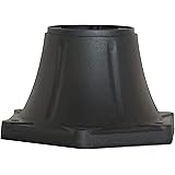 Base esagonale piccola in alluminio pressofuso per lampioni da esterno Ø 24x21 H 13,5 cm prodotto da Valastro Lighting