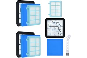 LEADAYBETTER FC9331/09 Filter Ersatzteile für Philips Bodenstaubsauger FC8010/02, FC9332/09,FC9329,FC9555,FC9333,FC9330 Ersatzfilter Beutelloser Staubsaugerfilter Zubehör für PowerPro Compact Cyclone 5