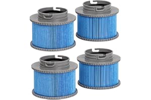 FFyan Cartucho de Filtro de Piscina de Repuesto, Piezas de Cartucho MSPA FD2089, Bomba de Cartucho (4 Piezas) para Todos los MSPA Actuales