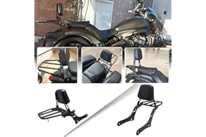 Midimttop Replacement for Vulcan 650 S EN650 VN650 S650 VN 650 2015 2016 2017 2018 2019 2020 2021 2022 portapacchi posteriore per moto passeggero schienale staccabile Sissy Bar