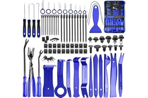 ‎XQX XQX 238 Stück Trim Removal Tool, Fastener Remover Plastic Pry Tool Kit, Adhesive Cable Clips Auto Push Pin Bumper Retainer Clip Set