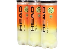 ‎HEAD HEAD Piłki Tenisowe 3x3B Padel Radical