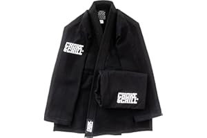 Choke&Chill BJJ Jiu Jitsu Einsteiger Anzug Gi - Schwarz