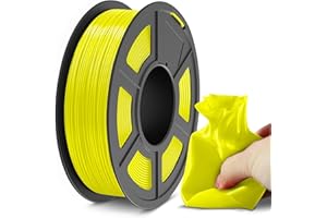 SUNLU Filament do drukarki 3D TPU 1,75 mm, 95A Filament TPU 3D, elastyczność i dobra trwałość do druku 3D, dokładność wymiarowa +/- 0,03 mm, szpula 0,5 kg, 165 metrów, żółty TPU