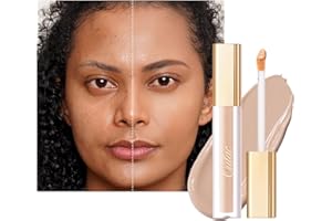 Oulac corrector ojeras, mate corrector alta cobertura, maquillaje mujer corrector para, corrector ojeras vegano 3.8ml, tono: Light Neutral N3