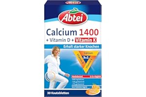 ‎ABTEI Abtei Calcium 1400 Plus D& KOsteo Vital, 132 g