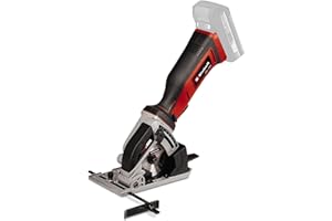 ‎EINHELL Einhell Akku-Mini-Handkreissäge TE-CS 18/89 Li - Solo Power X-Change (Lithium-Ionen, werkzeuglose Einstellung d. Schnitttiefe, hochwertiger Sägetisch, ohne Akku und Ladegerät)