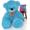 HUG 'n' FEEL SOFT TOYS Soft Toys Long Soft Lovable Huggable Cute Giant Life Size Toy Child Safe Best for Birthday Gift Valentine Gift for Girlfriend 4 FEET Blue Plush & Stuffed Toys