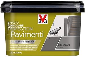 V33 SMALTO RINNOVARE PERFECTION PAVIMENTI Grigio Carbonato Satinato 2 L