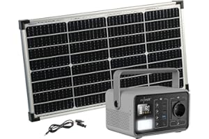 Batterie nomade 60 Ah avec panneau solaire 60 W et câble de connexion DC [reVolt]