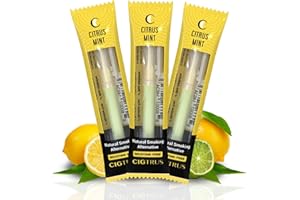 cigtrus Oral fixation habit replacement support aid, helps manage cravings & supports relaxation | citrus mint flavor 3 pack