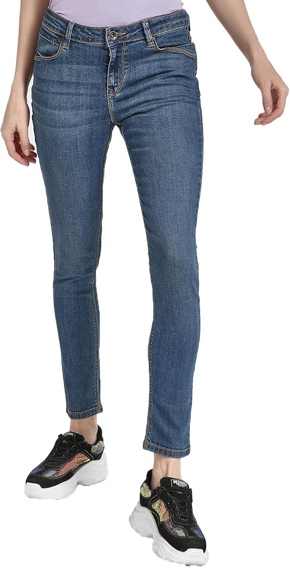 Buy Bare Denim by FBB Washed Slim Fit 