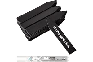 BECHOICEN Plastic Plant Labels, 150Pcs Plant Tags Garden Plant Labels Plant Labels for Garden Seed Potted Herbs Flowers Vegetables, Multicolor