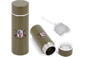 CASEMATIX Edelstahl-Spittoon-Reise-Spuckbecher, 140 ml, tragbar, Spießflasche mit Spartan-Design, Spitoon für Auto, breite Öffnung, wiederverwendbare Spuckbecher zum Kauen