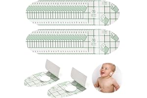 HANIUTTY 120 Stück Ohrenschutz Schwimmen Kinder, Ohrenschutz Wasser Kinder Ohrenschutz Wasserdicht Transparente Abkleben Sport Einweg Ohrenschützer Dusche für Haarfärbemittel,Dusche,Baden,Salon,Spa