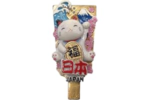 WEDARE MAGNET SOUVENIR 3D Chanceux Chat Japon Réfrigérateur Réfrigérateur Aimant Touristique Souvenirs À La Main Résine Artisanat Magnétique Autocollants Maison Cuisine Décoration Voyage Cadeau