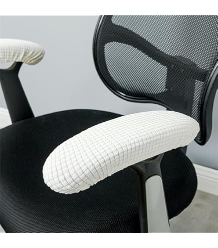 Copri Braccioli Per Sedia Ufficio - 2 Pezzi Rimovibili E Lavabili - Blu, Universali - Foto 11