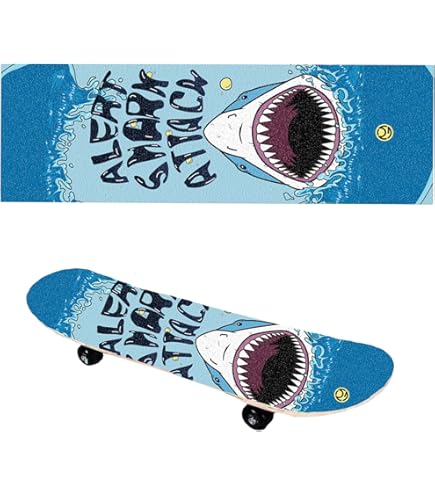 LDIYEU Skateboard Griptape 33x9 Zoll - Blaues Abstraktes Design Rutschfest