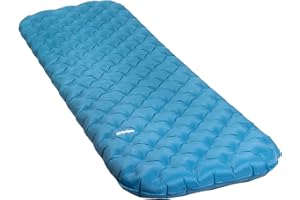 Alpkit Radiant 4-Season Inflatable Camping Sleeping Mat Pad – R-Value 7.2, 640g Ultralight Lightweight Insulated, 100% Recycled Fabric