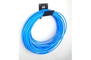 MegaMaxx Pack of 3 Multi-Use Simple Wall Mount Cable Bracket & Hose Pipe Holder - Home, Work, Garage, Office, Workshop, Warehouse, Workspace - Storage, Organising, Tidy, Extension Leads, Power Leads