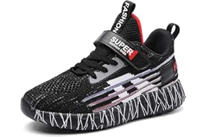 CELANDA Baskets Enfants Chaussure de Course Garçon Fille Chaussures de Sport Mode Sneakers Légères Compétition Entraînement Chaussures Scolaire 26-37 EU
