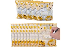 DIFLAX 15 Piezas Bolsitas de Canastilla de Hospital para Recién Nacidos con bolígrafo Bolsa de Parto Hospitalario para Madre Canastilla Hospital para Cambiadores Reutilizable (10 Grandes+5 Medianas)