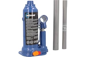 ‎CARTREND cartrend hydraulischer Wagenheber, Stockwagenheber, Stempel-Wagenheber, Tragkraft bis 2000 kg, gefertigt aus Qualitätsstahl