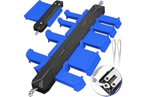 WEYHTF Contour Duplication Gauge con Fermo di Blocco,Set di 2 Contour Gauge per Contorni con Extra Profondità,Replicatore Perfetto per Piastrelle Laminati e Pavimenti(30cm e 12.5cm)