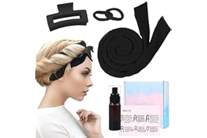 BTKVISEQAT Heatless Curlers Headband, New Hair Curlers No Heat, Soft Heatless Curls for Sleeping, Non Slip Comfortable Heatless Hair Curlers Overnight Hair Curlers Set, Heatless Curler for All Hair Types