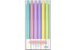 Dohe 79600 - Stifte in Pastellfarben, Tintenfarbe Blau, Packung mit 6 Stück