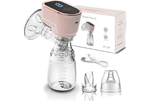 Tire lait Electrique, BelonLink Tire-lait Électrique Allaitement Maternel Sans Douleur, USB Rechargeables, 3 Modes et 9 Niveaux D'aspiration, Sans BPA, Silencieux, Idéal pour les déplacements