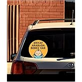 Dikkat Arabada Bebek Var Araba Etiketi & Sticker