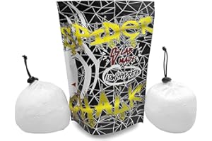 Spider Chalk 3oz. Refillable Chalk Sock Ball - Pure Magnesium Carbonate Powder - No Mess Bag, Pocket-Sized Pouch
