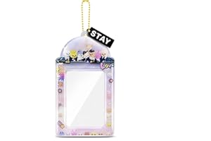 AYVRUOP Stray Bonito Colgante SKZOO,Photocards Stray Kids,Tarjetero Colgante,Kids Diseño de Dibujos Animados Tarjetero,Periferia Hallyu,Regalos para Fans