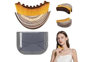 MBSIVSA Lymphatic Contour Face Brush, 1Pcs Lymphatic Drainage Massager for Face, Contour Brush for Chin and Jawline Sculpting, Ergonomically Designed, Skin-Fitting Facial Massage Tool