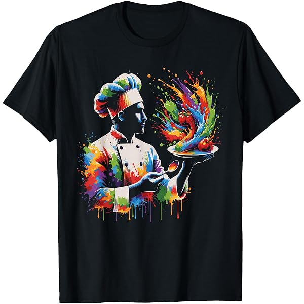 Camiseta Divertida De Chef - Diseño Gráfico De Cocinero, Manga Corta, Tejido Ligero, Ideal Para Regalo O Uso Casual