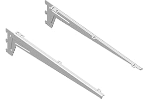 Element system Lot de 2 équerres d'étagère pour crémaillère 1 rangée (Taille 48 cm), 18133-00060