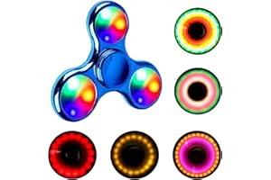 Yeefunjoy Fidget Toy, LED Light Fidget Toy, Jouet de Anti Stress Light Up Fidget Toy à Main, Faire la fête Fidget Toy Soulagement Stress Anxiété pour Enfants & Adultes (Bleu)