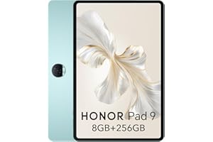 HONOR Pad 9 8Go 256Go Tablette, 12.1 Pouces 120Hz 2.5K Fullview Display, Snapdragon 6 Gen 1, 8 Haut-parleurs, Metal Body, Android 13, Google Service WiFi Tablet, Vert