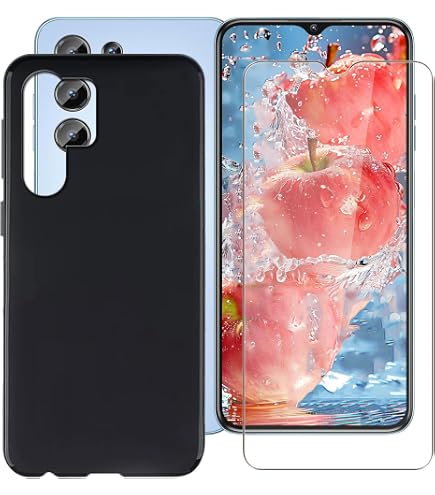 3-in-1 Schutzhülle Für Oukitel C53 – Inklusive 2x Panzerglas, Weiches TPU Case, Schwarz