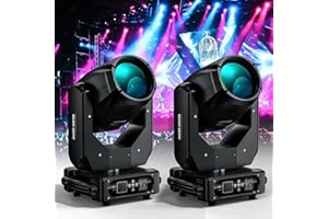 WZYBUTA Teste Mobili Lampada 10R 280W Beam Luci da Palcoscenico Luci Discoteca Professionali 17 Gobos 15 colori DJ Luci per Bar Festa Club Matrimoni Concerti Effetti di Luce Spettacolo