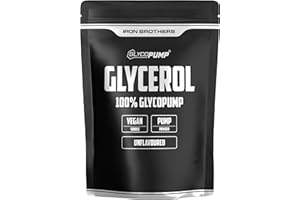 ‎IRON BROTHERS GlycoPump Glycerol Pulver von IRON BROTHERS – 300g Vegane Patentierte Glycerolmonostearate mit 6-fach höherem Wirkstoffanteil für Pump Pre Workout Booster perfekt vor jedem Training