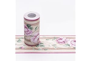 RAILONCH Adesivo da parete, carta da parati autoadesiva, bordo autoadesivo, adesivo per battiscopa, impermeabile, decorazione da parete, per casa, ufficio, hotel, fai da te, stile 20