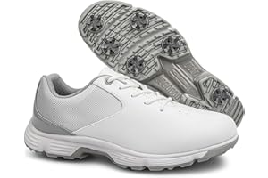 LZQPEARL Mujer Zapatos De Golf, Impermeables Zapatillas De Golf Ligeras con Pinchos para Niñas, Zapatos De Golf Antideslizantes para Mujer para Entrenar Tallas 36-43