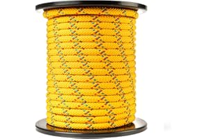 ‎SNURO SNURO Polypropylen Seil - Seil mit starkem PP Kernmaterial für hohe Stabilität - Reißfeste Schnur für Outdoor, Survival & Garten - reissfest & leicht